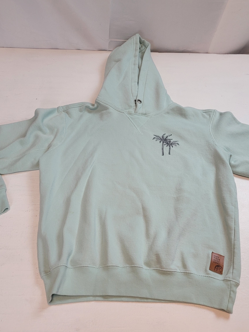 Free Planet Mint Green Palm Tree Hoodie Sweatshirt